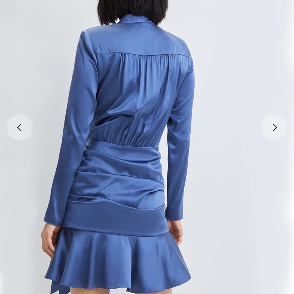 VERONICA BEARD - AGATHA RUCHED MINIDRESS - Picture 3 of 8